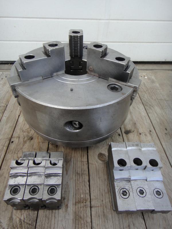3-Backen Keilstangen Drehfutter vermutlich RÖHM oder SCHUNK, Baugleich Forkardt F315 oder