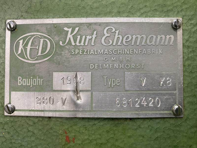 Tellerschleifmaschine Ø 800 mm, Spindelschleifmaschine