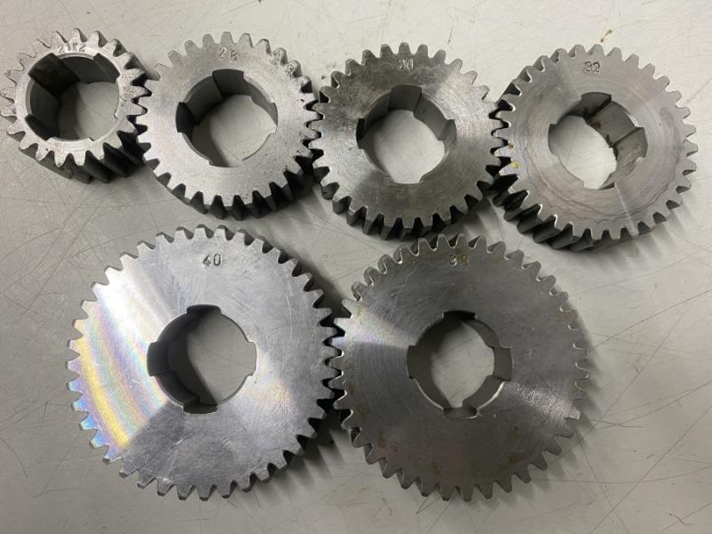 Wechselräder, Wechselrädersatz für Drehmaschine oder Fräsmaschine