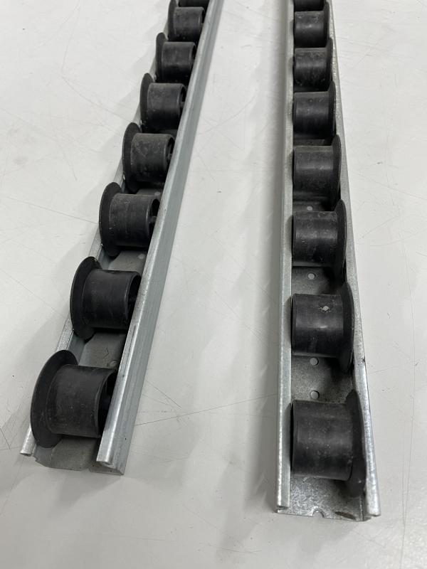 Röllchen U-Leisten, RU-Normal, Röllchenbahn, Kunststoffröllchen mit Spurkranz