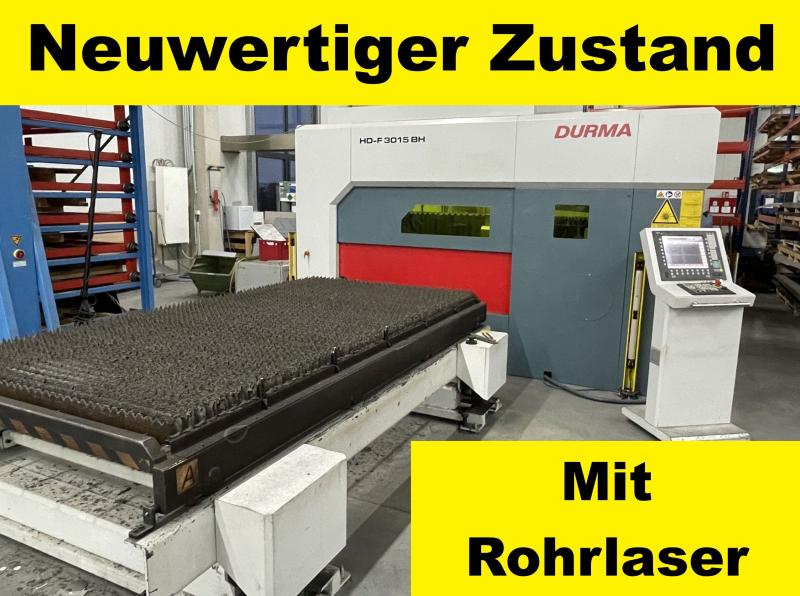Fiberlaser, Faserlaser-Schneidanlage mit Flachbett- und Rohrlaser
