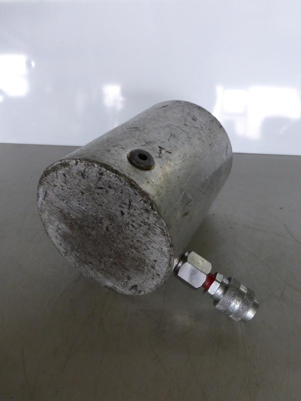 Einfachwirkender Leichtmetallzylinder mit Federrückzug, Hydraulikstempel, Hydraulikzylinder, Lukaszylinder, Maschinenheber
