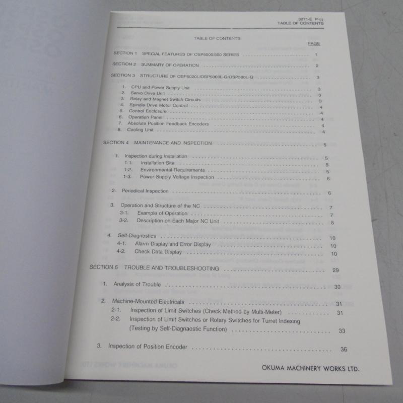 Betriebsanleitung für Drehmaschine OKUMA CNC Lathe LB15 bestehend aus 6 Büchern,  Handbuch