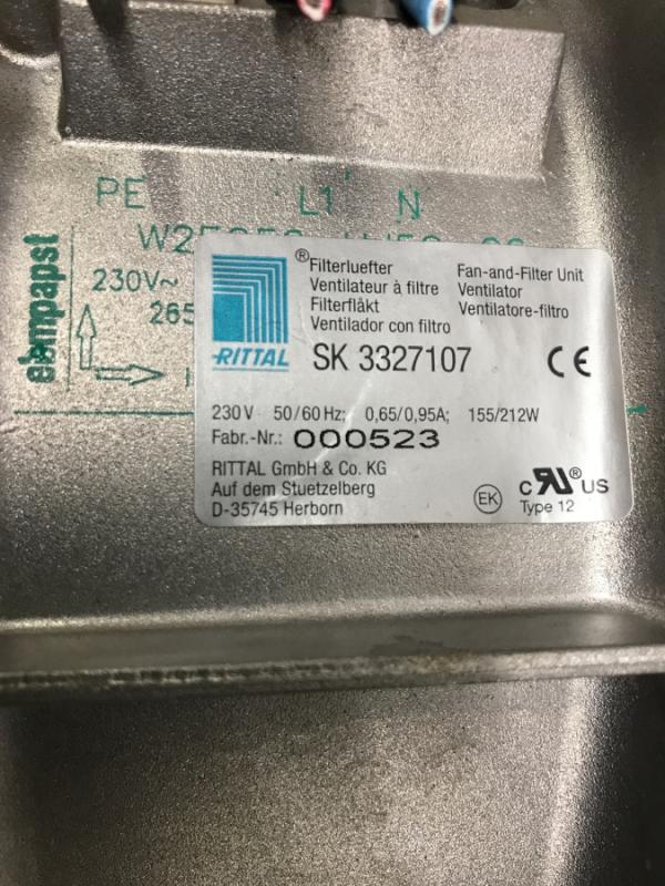 Axialventilator, Schaltschranklüfter, Lüfter, Ventilator, Ersatzlüfter für Filterlüfter Rittal Axialventilator, Schaltschranklüfter, Lüfter, Ventilator, Ersatzlüfter für Filterlüfter Rittal