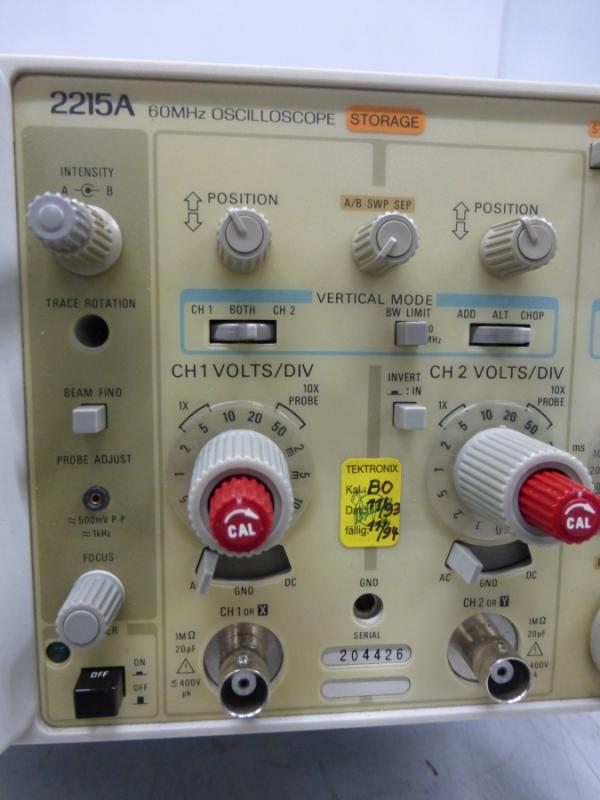 2 Kanal, 60MHz Analog- / Digital-Oszilloskop, Messgerät