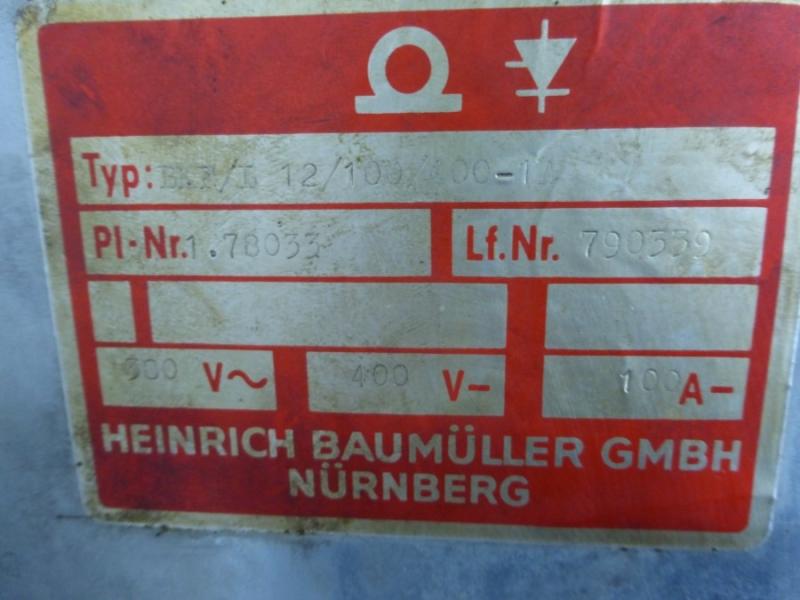 Regelverstärker, Stromrichter, Gleichstrom Antriebsregler, Motorsteuerung aus Drehmaschine