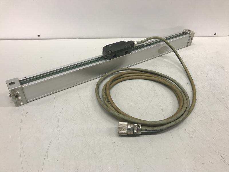 Glasmaßstab, inkrementales Längenmesssystem, Linear Scale, Maßstab mit Glaslineal für Positionsanzeige