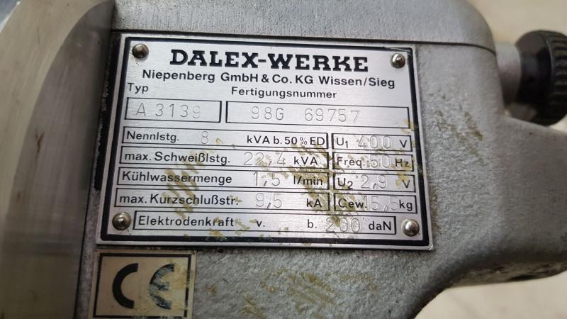 Punktschweißzange mit Steuerung DALEX RS 17 und Balancer