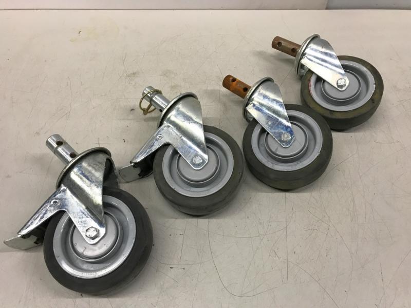 4 Stück Lenkrollen, Stammschwimmer Lenkrolle mit Bolzen Montage