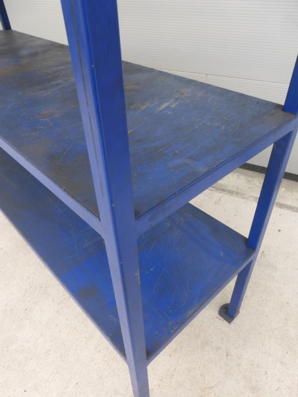 Metallregal, Werkstattregal Eigenbau Blechragal, Regal