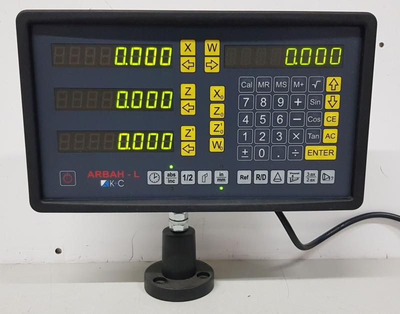 4-Achsen Digitalanzeige (3+1 Achse) für Dreh- und Rundschleifmaschinen