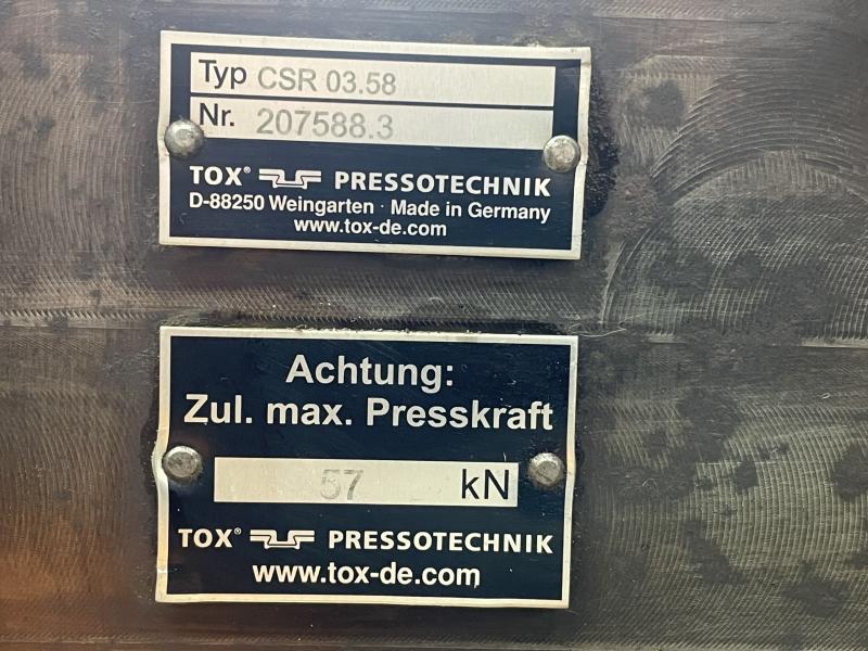 Clinch-Einheit TOX - Pneumatische-Hydro Toxpresse, Hydro-Pneumatik-Presse