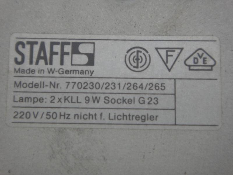 Deckenleuchten Ø 235 mm, Einbaustrahler Original STAFF