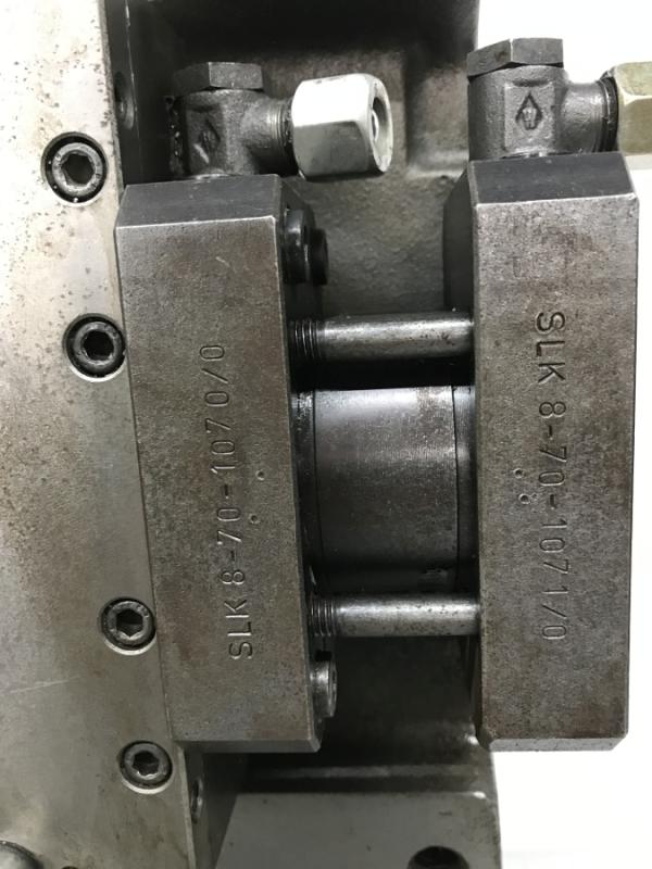 Hydraulisch selbstzentrierende Lünette, Luenette, Lynette Passend für Drehmaschine