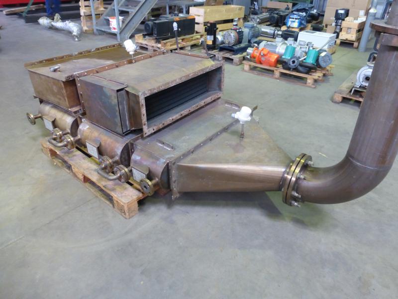 Edelstahl Wärmetauscher, Luft-Wasser, Luft Oel Waermetauscher, 4 Stück vorhanden