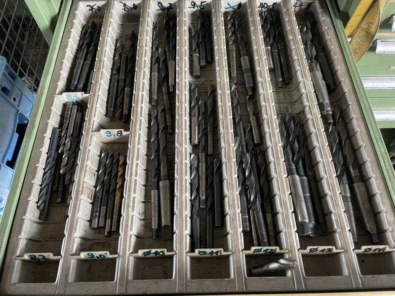Posten Spiralbohrer, Bohrer mit MK-Schaft, Zylinderschaft