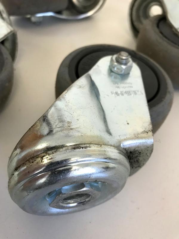 4 Stück Lenkrollen, wie Bockrollen