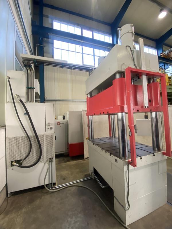 4-Säulen Hydraulikpresse, Tuschierpresse, Gleichlaufpresse