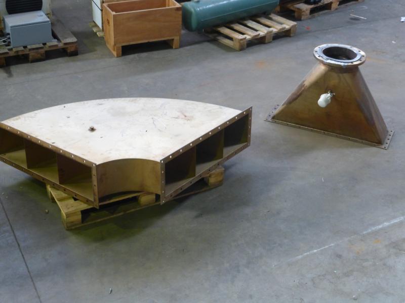 Edelstahl Wärmetauscher, Luft-Wasser, Luft Oel Waermetauscher, 4 Stück vorhanden