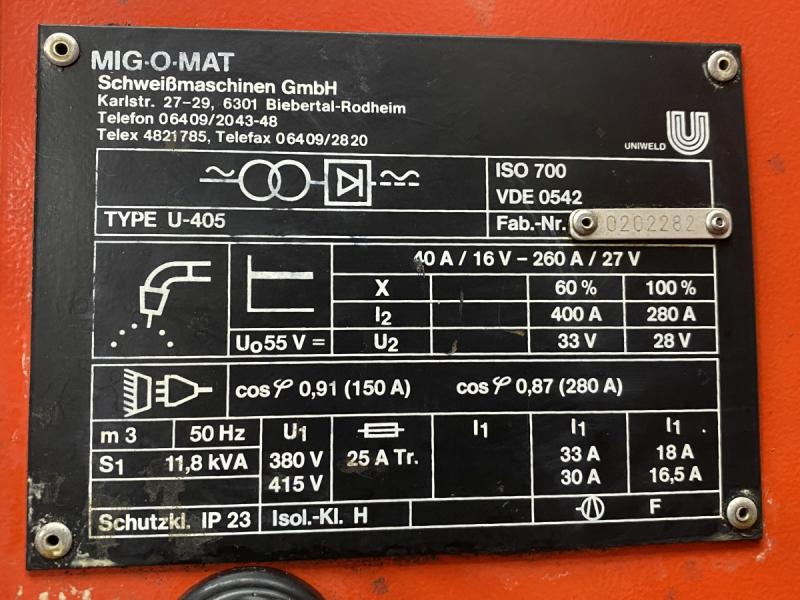 MIG / MAG Schutzgasschweißgerät