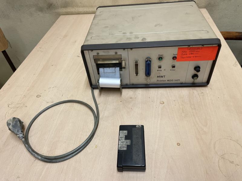 Zugkraftmeßgerät, Kranwaage mit Speicher und Drucker für die Messwerte