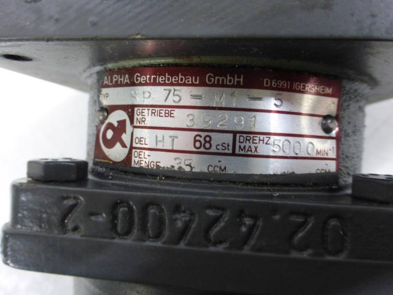 Drehstrom Permanentmagnet Motor mit ALPHA Getriebe Servomotor