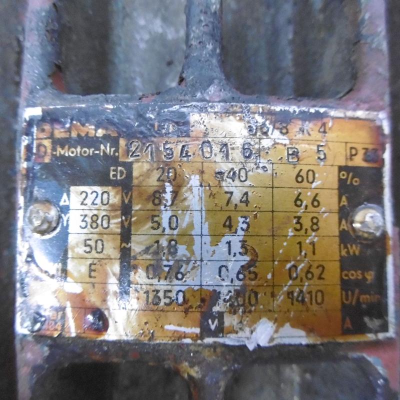 Feinhubmotor, Schiebeankermotor, Schubankermotor, Drehstrom Elektromotor, Bremsmotor, Drei- Phasen- Motor, Kettenzugmotor, Seilzugantrieb, Kranantrieb, Kranmotor, Hubmotor