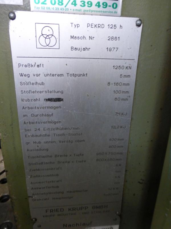 Einständer - Exzenterpresse