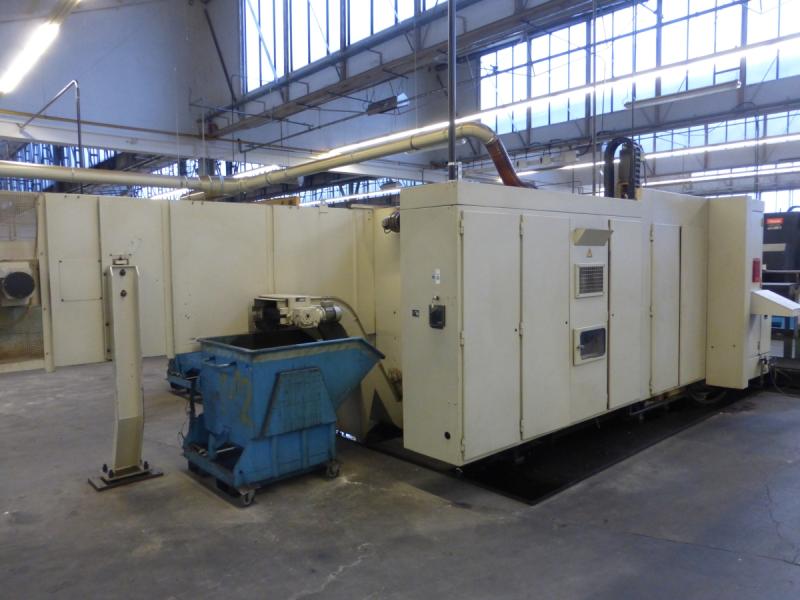 Horizontal Bearbeitungszentrum mit Palettenwechsler Maschine nicht beriebsbereit - DEFEKT Horizontal Bearbeitungszentrum mit Palettenwechsler Maschine nicht beriebsbereit - DEFEKT