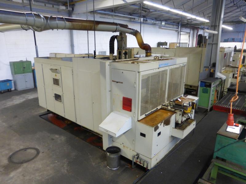 Horizontal Bearbeitungszentrum mit Palettenwechsler Horizontal Bearbeitungszentrum mit Palettenwechsler