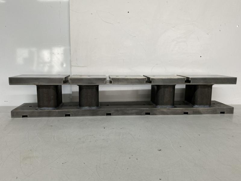 Aufspannplatte, Aufspanntisch, bearbeiteter Stahl Maschinentisch