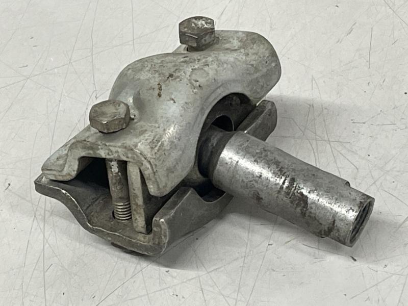 Hängelasche mit Klemmlaschen und 2 Schrauben mit  Kugelstange M16x1,5  für Leichtkransystem