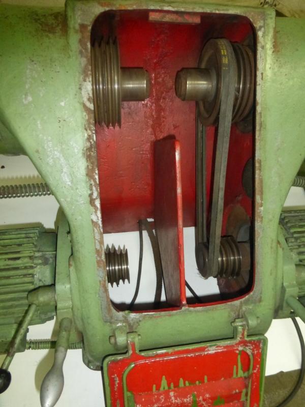 Doppelseitiger Schleif- und Polierbock für Scheiben Ø 800 mm