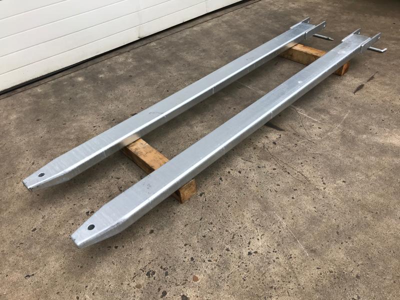 Gabelzinken Verlängerung in geschlossener Ausführung, Gabelverlängerung für Gabelstaplergabeln Gabelzinkenverlängerungen, Gabelzinken, Staplerzinken
