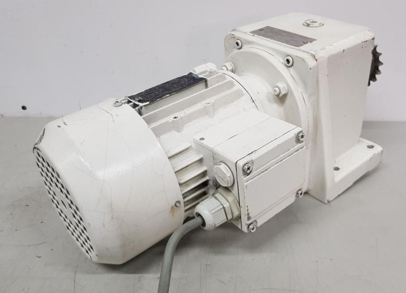 Getriebemotor mit STÖBER Getriebe, Elektromotor Käfigläufer 0,37 kW, Drehzahl 29,2 U/min.