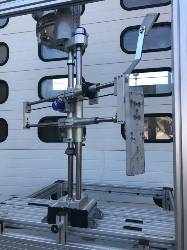 Handlinggerät, Handlingsystem, Manipulator für Schraubtechnik, ALU-Gestell,  Montageplatz