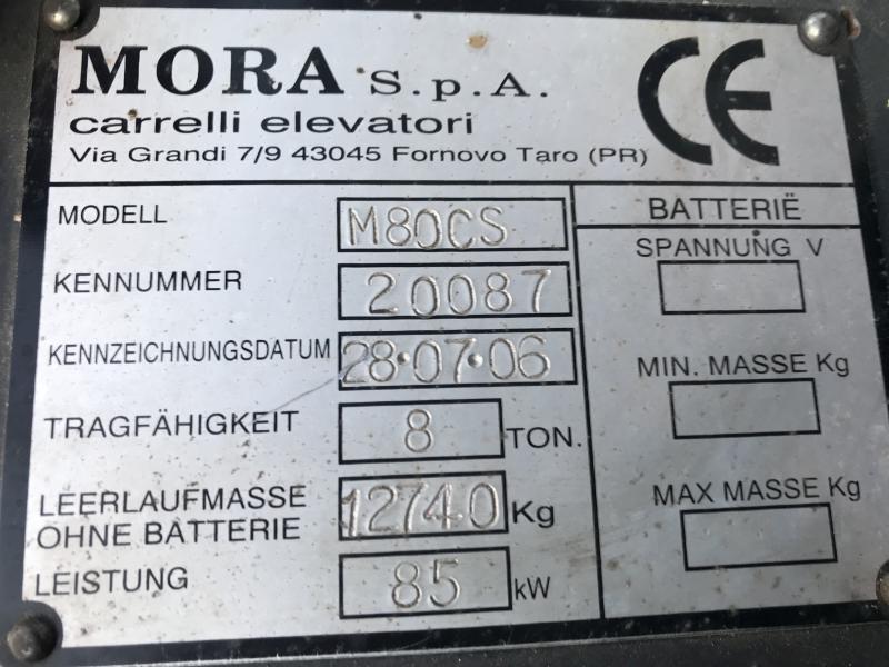 Diesel - Gabelstapler, Traglast 8000 kg, Kompaktstapler, Hubhöhe 3800 mm