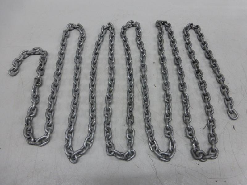 Lastkette für Kran, Anschlagkette, Gliederkette für Kettenzug DEMAG, Galvanisch verzinkte Rundstahlkette