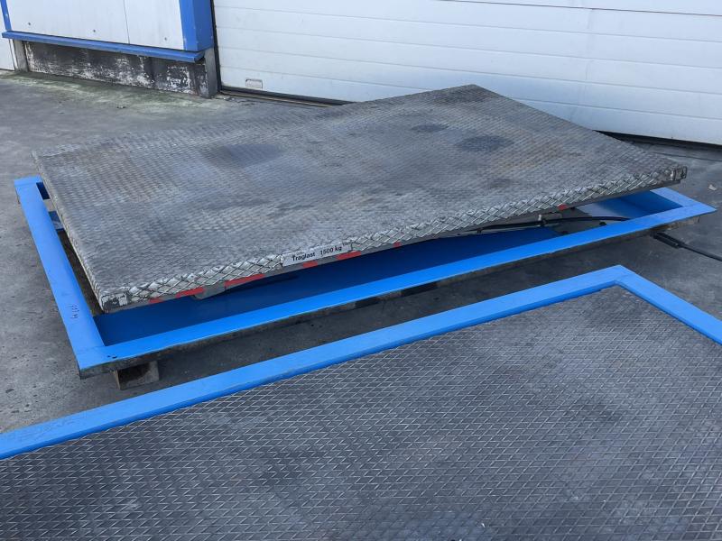 Hydr. Flachform-Scherenhubtisch bis 1000 kg  (ohne Hydraulikaggregat)