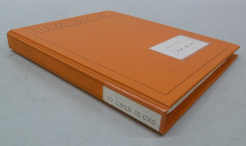 Handbuch, Elektrische Unterlagen, Schaltplan, Geräteliste, Bosch-Transistorsteller, Deckel Dialog 3