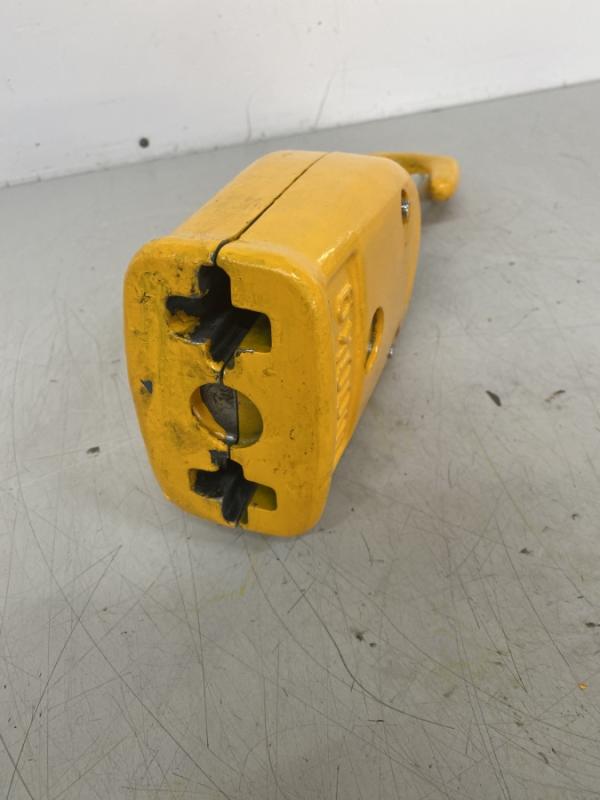 Kranhaken, Hubflasche, Unterflasche für Kettenzug, Lasthaken, 2-strängig