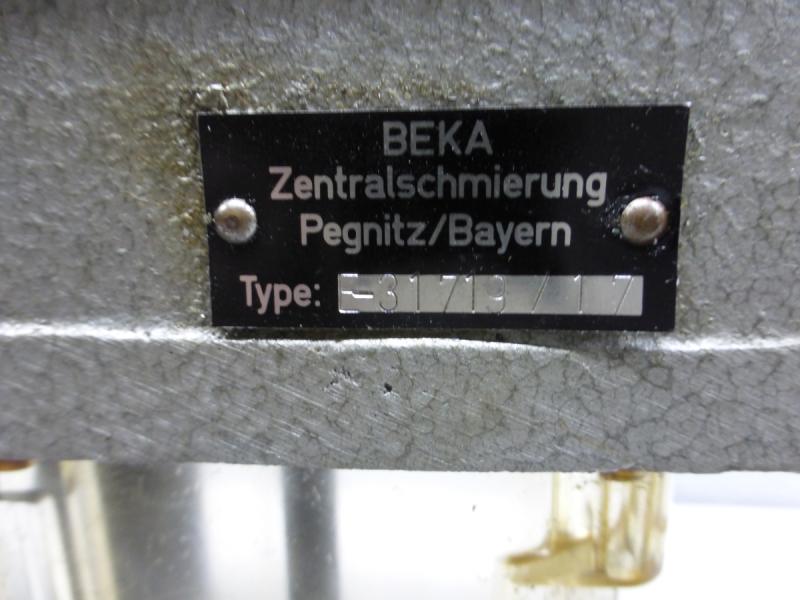 Zentralschmierung für Fließfett, Schmierpumpe, Fettpumpe für Zentralschmierung, Zentralschmierpumpe