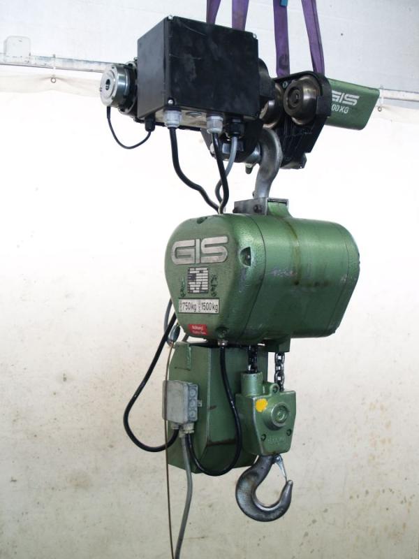 E-Kettenzug, Elektro Hubwerk, Kran 1500 kg