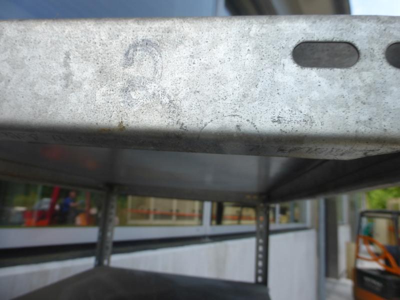 Metallregal, Werkstattregal vermutlich  Blechragal, Regal