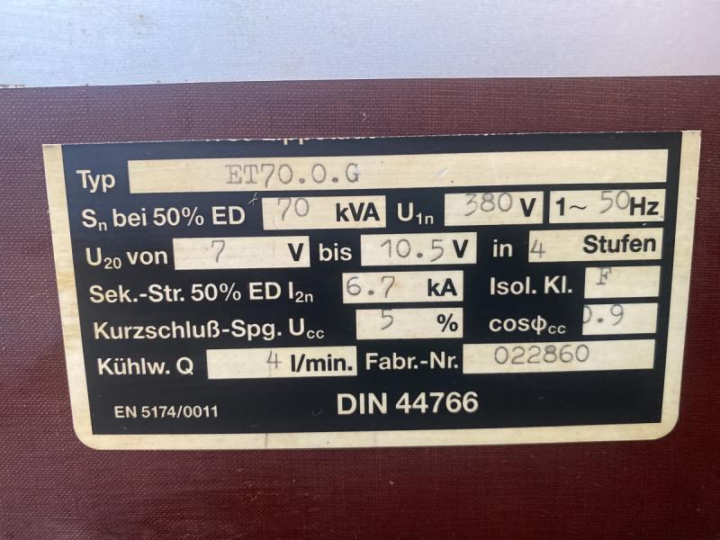 Schweißtrafo, Hochstrom- Transformator, Trafo für Puntschweißmaschinen