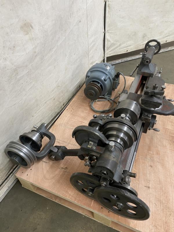 Antike Mechaniker Drehmaschine, Oldtimer für Ausstellung