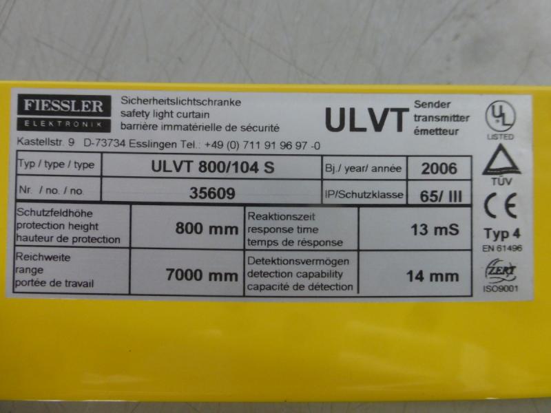 Mehrstrahl- Sicherheits- Lichtschranke