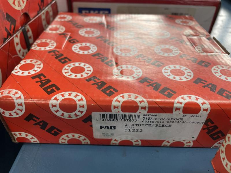 Axiallager, Axial-Rillenkugellager, Axialkugellager 51222, Wälzlager, Kugellager -- 110-160-38