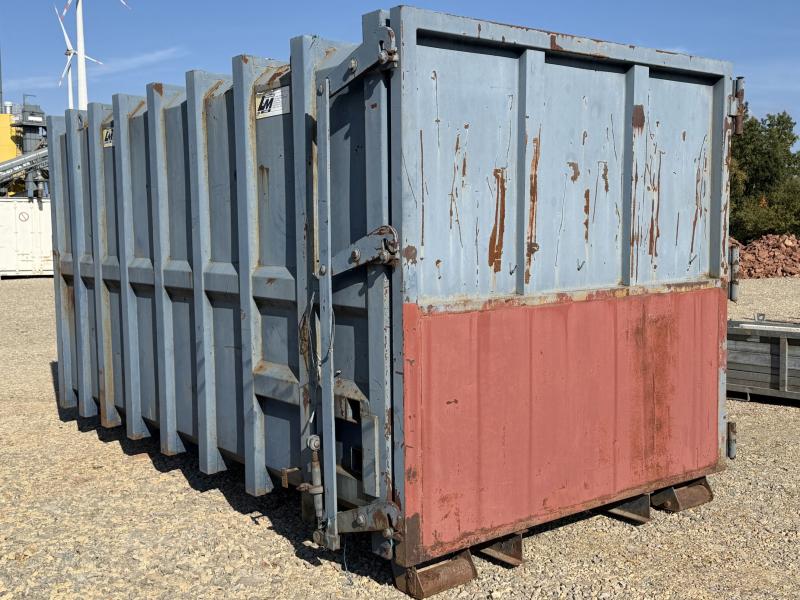 Abrollcontainer, Abrollpresscontainer, geschlossener Abroller, Ideal als Baustellencontainer