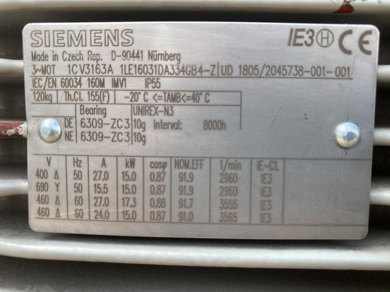 Drehstrom Elektromotor 15 kW Drehstrommotor